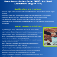 St. Jude Hospital: Human Resource Business Partner (HRBP) - Non Clinical (Administrative & Support staff)